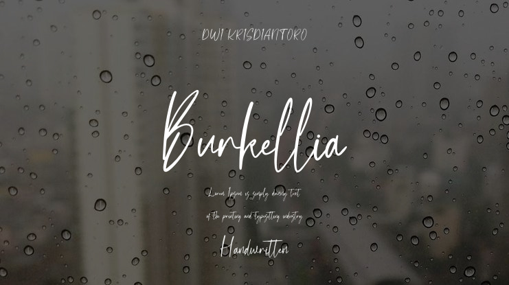 Burkellia Font