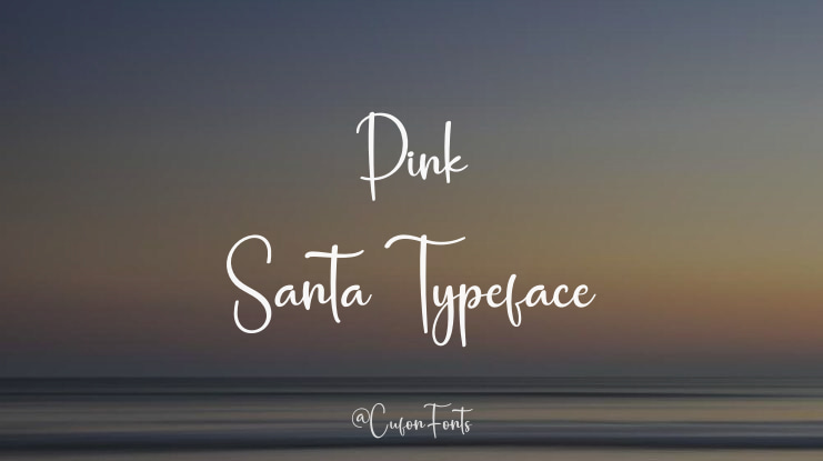 Pink Santa Font