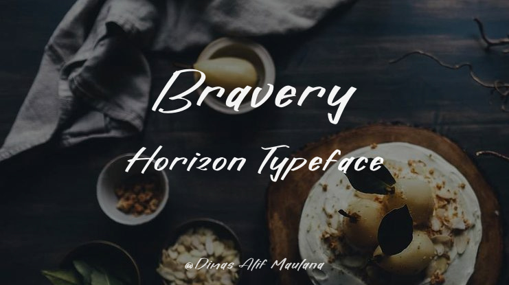 Bravery Horizon Font