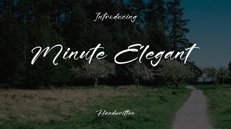 Minute Elegant Font
