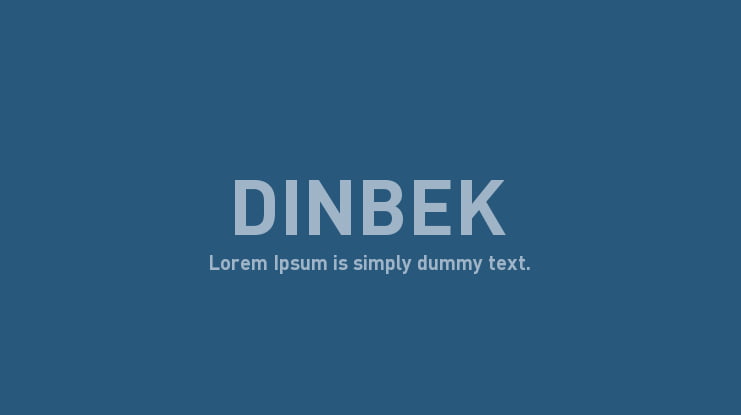 DINBEK Font