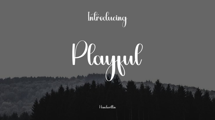 Playful Font