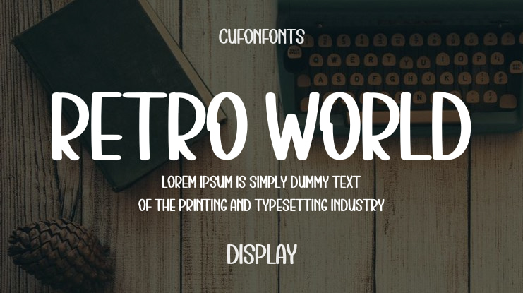 Retro World Font