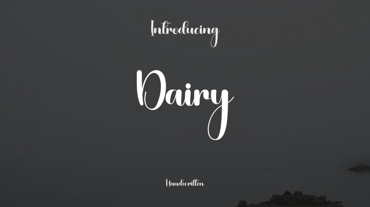 Dairy Font
