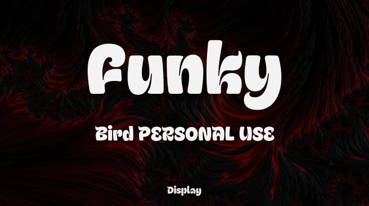 Funky Bird PERSONAL USE Font