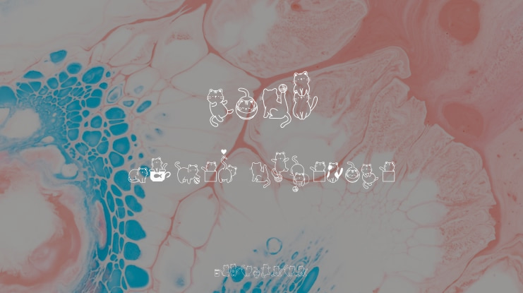 Cats Lover Font