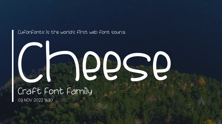 Cheese Craft Font