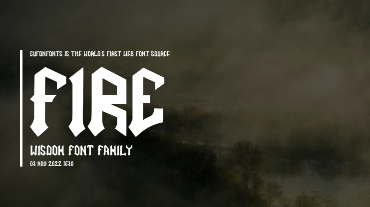 Fire Wisdom Font