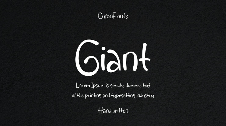 Giant Font