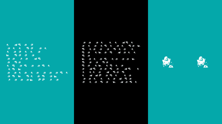 Butterfly Floral Monogram Font