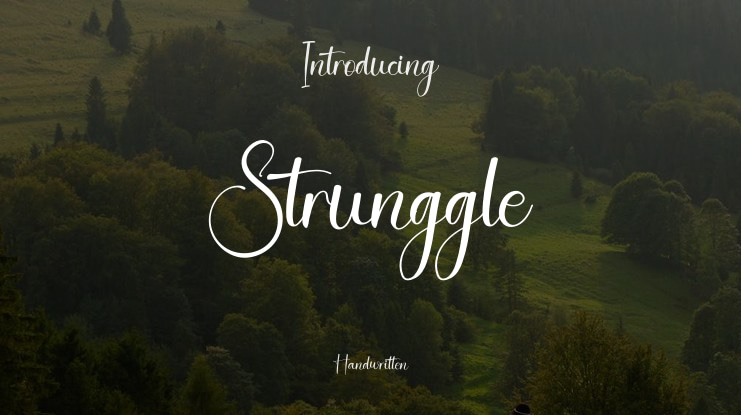Strunggle Font