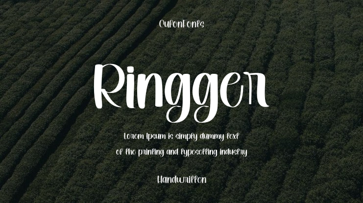 Ringger Font