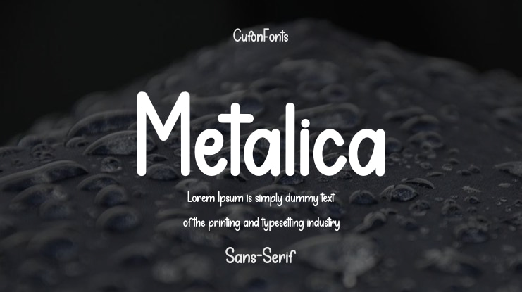 Metalica Font