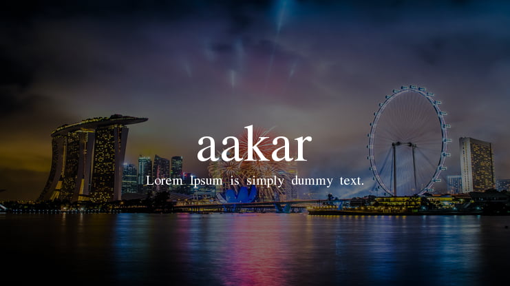 aakar Font