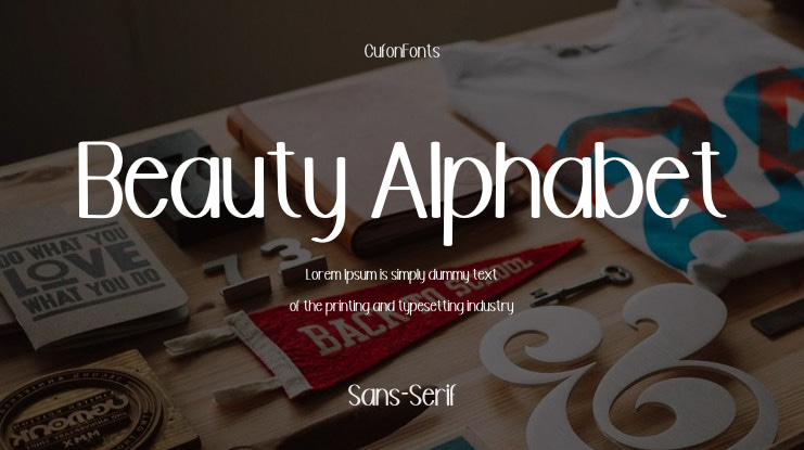 Beauty Alphabet Font