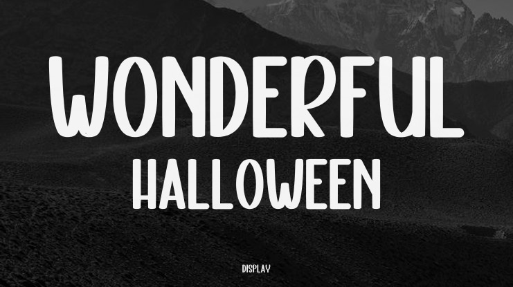 Wonderful Halloween Font