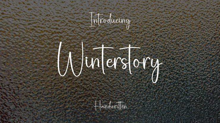 Winterstory Font