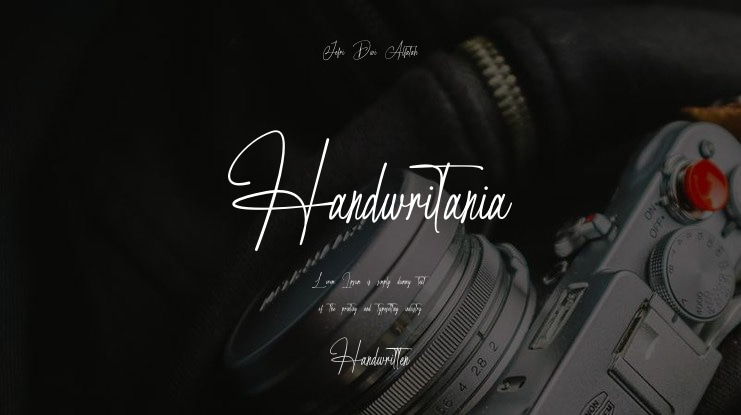 Handwritania Font