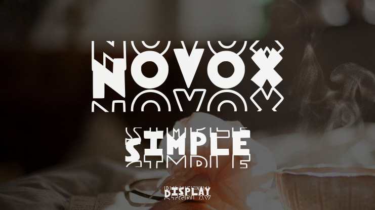 Novox Simple Font