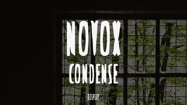 Novox Condense Font