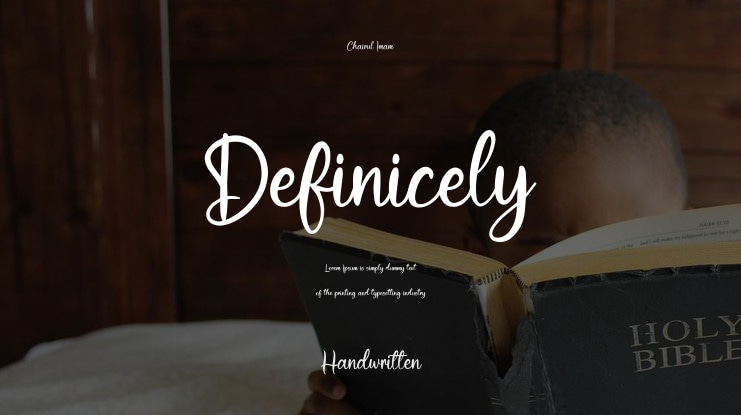 Definicely Font