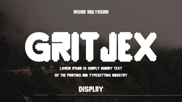 Gritjex Font Family