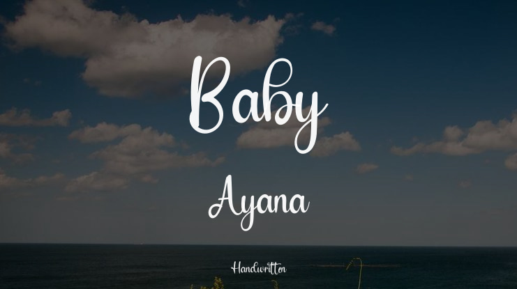 Baby Ayana Font