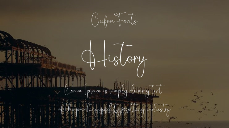 History Font
