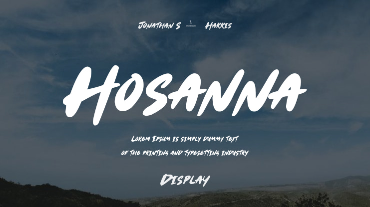 Hosanna Font