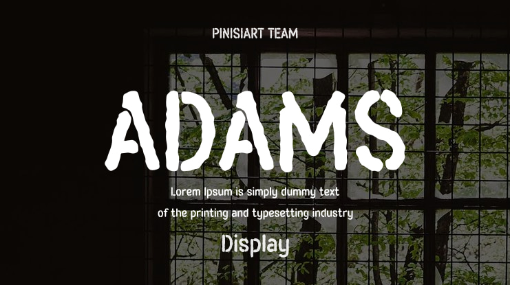 ADAMS Font