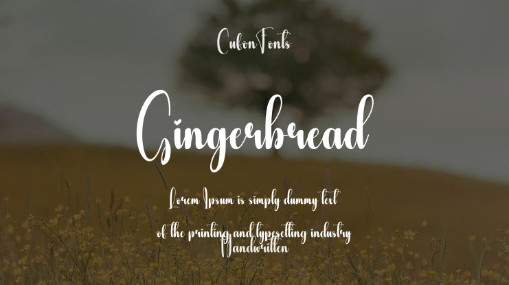 Gingerbread Font