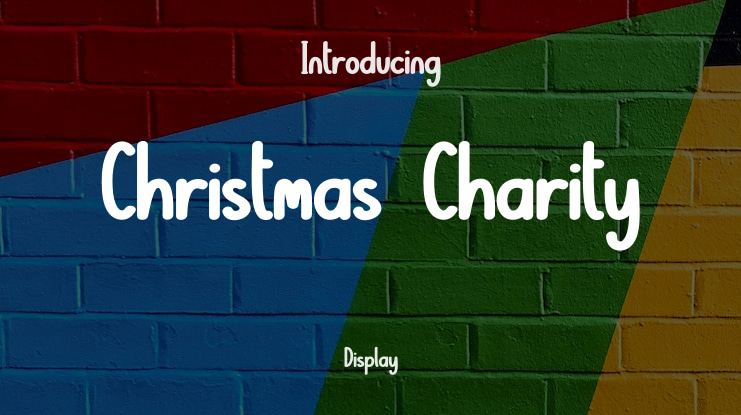 Christmas  Charity Font