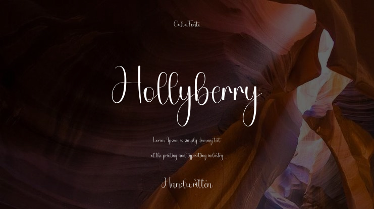 Hollyberry Font