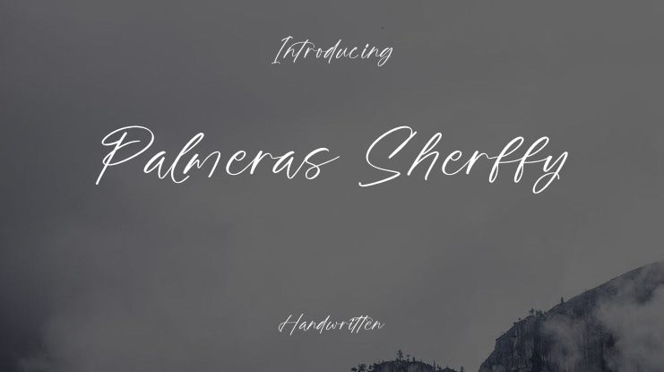 Palmeras Sherffy Font Family