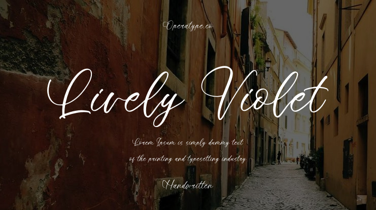Lively Violet Font Family