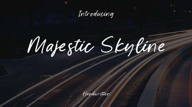 Majestic Skyline Font Family