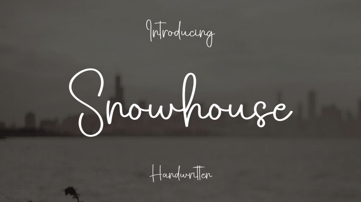 Snowhouse Font