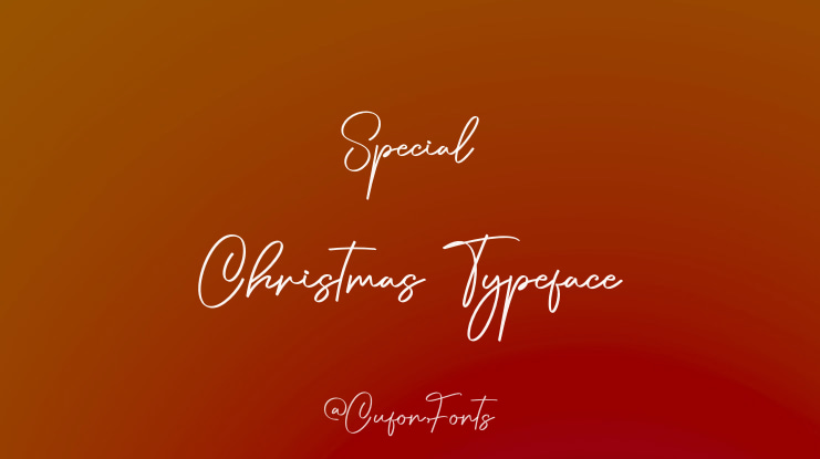 Special Christmas Font