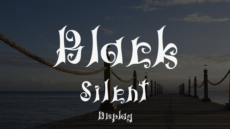 Black Silent Font