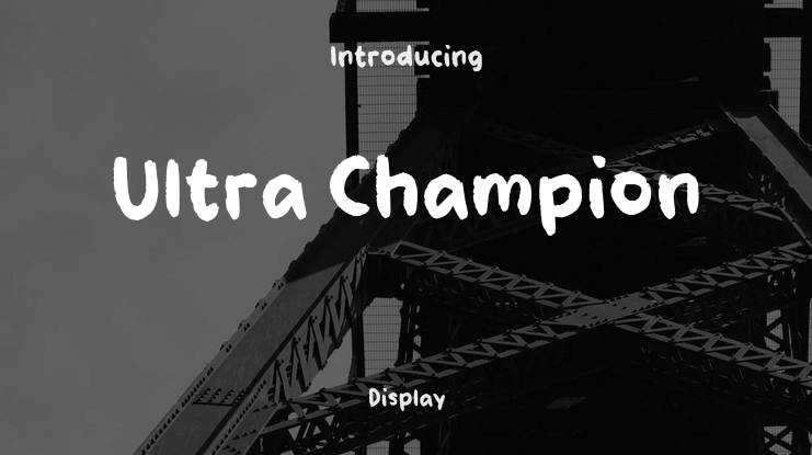 Ultra Champion Font