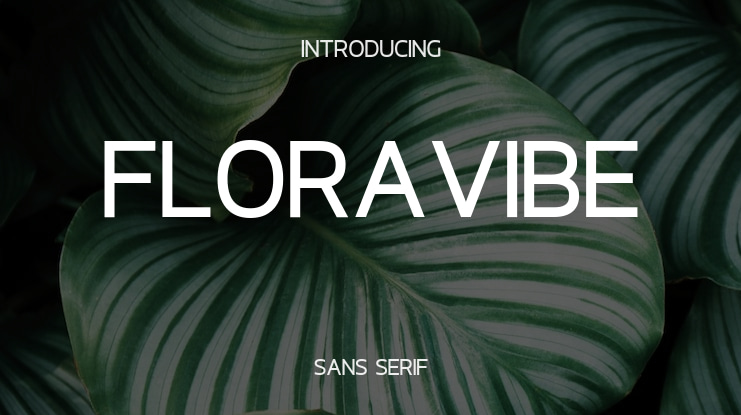 Floravibe Font