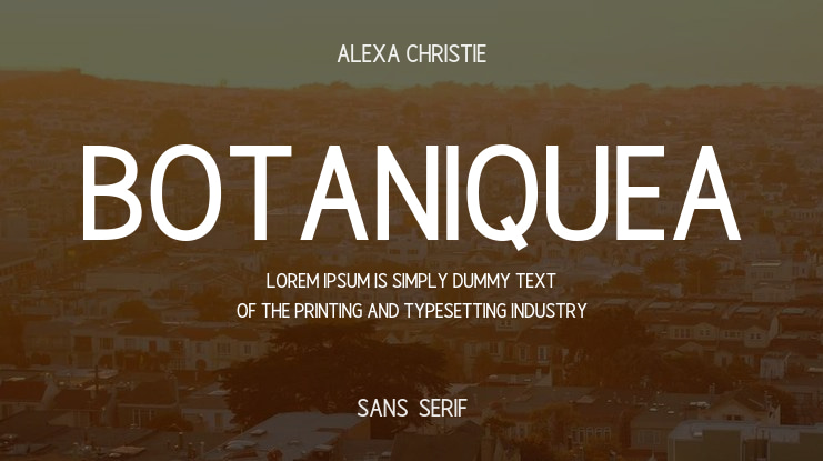 Botaniquea Font