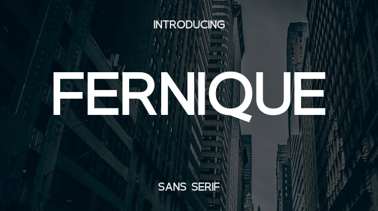 Fernique Font