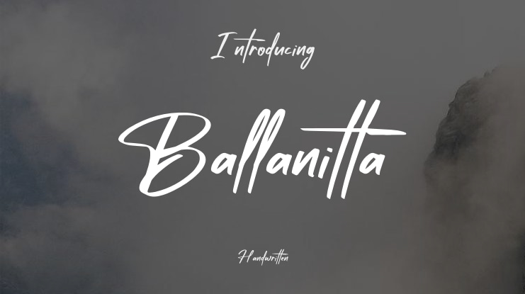 Ballanitta Font