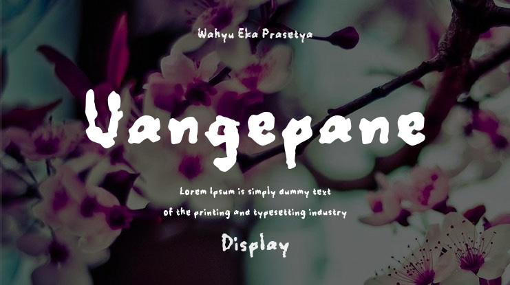 Uangepane Font