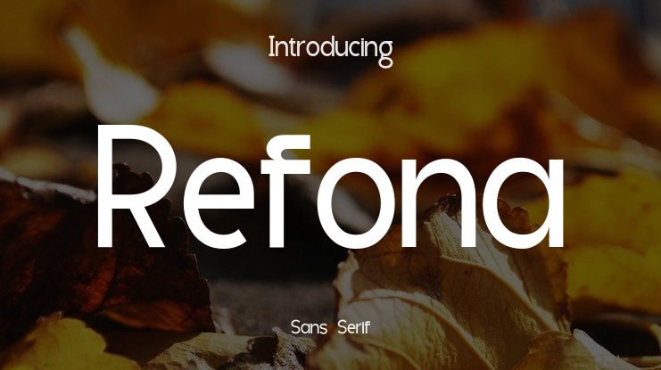 Refona Font