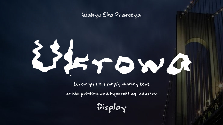 Ukrowa Font