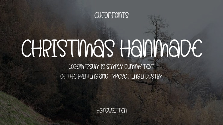 Christmas Hanmade Font
