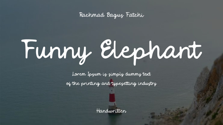 Funny Elephant Font