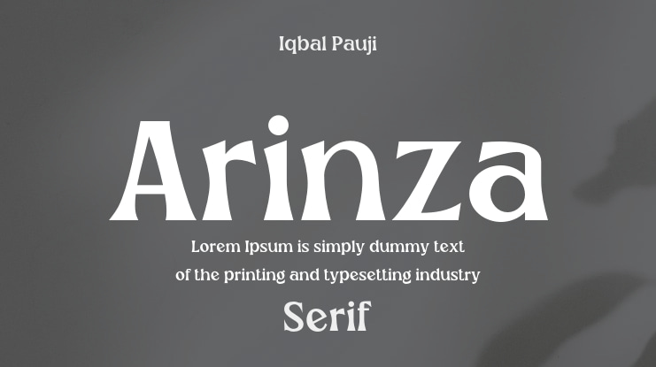 Arinza Font